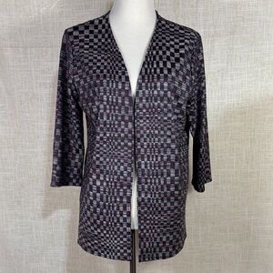 Easywear by Chico’s sparkly checkerboard open cardigan - you need more sparkle!